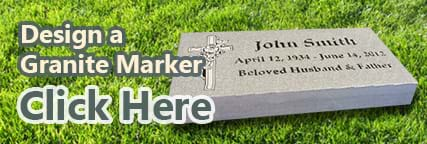 Design a granite marker.